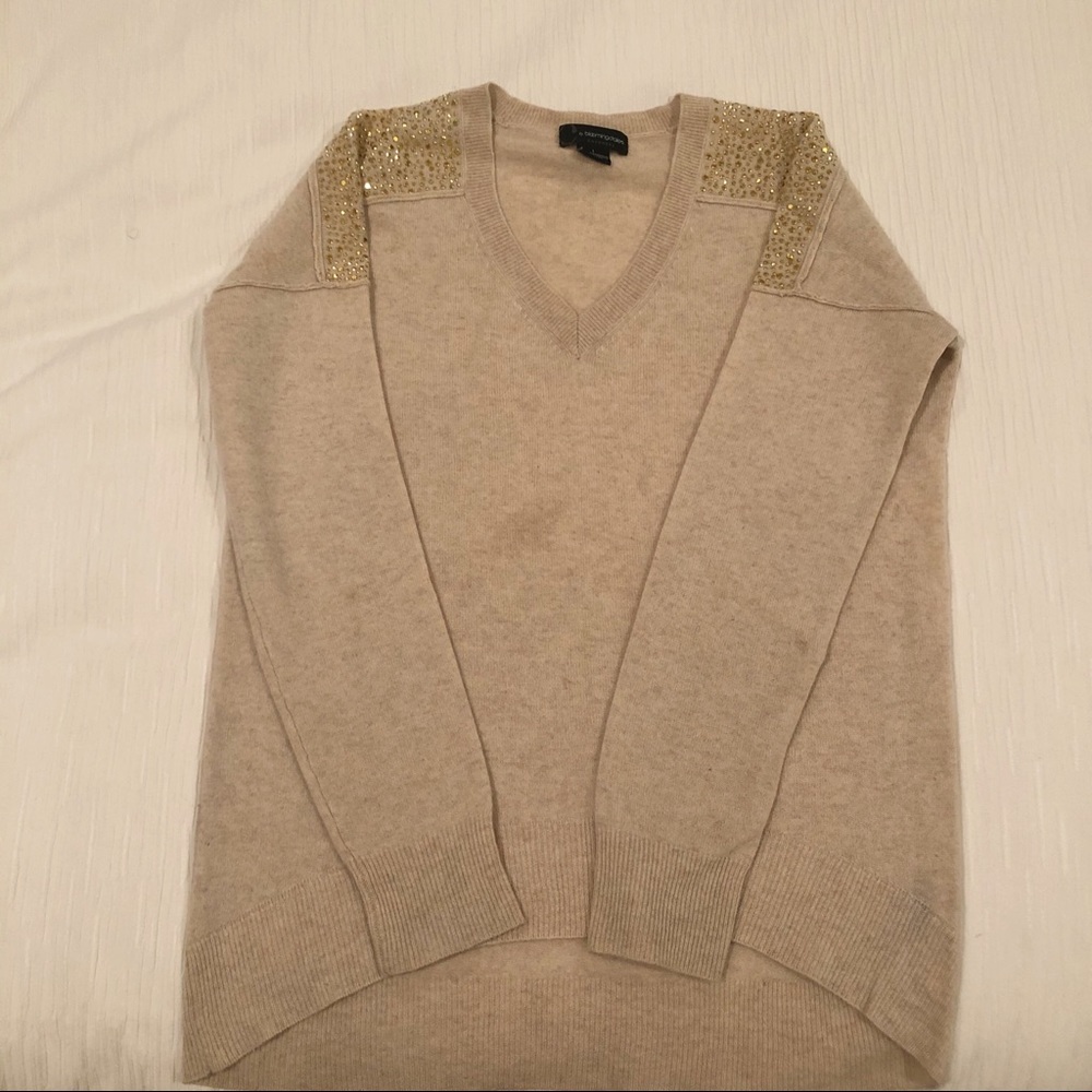 C by Bloomingdales High Low Cashmere Sweater